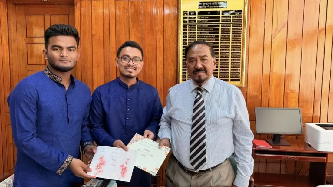 স্পিকারকে বিয়ের দাওয়াত দিলেন সাদিক কায়েম